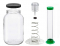 North Mountain Supply Vegetable Fermentation Kit - Gallon Jar, Vegetable Pounder, Spring Weight with Press, 2-Piece Airlock, and Grommeted Black Plastic Lid