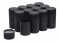 North Mountain Supply 750ml Glass California Hock Wine Bottle  with Black Twist-N-Seal Capsules - Case of 12 (Clear/Flint)