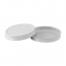 83mm CT White Metal Lid 83/400 - with Plastisol Lining