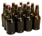 North Mountain Supply Amber 16 oz Glass Grolsch-Style Beer Bottles - With Ceramic Swing Top Caps - Case of 12