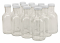 NMS 12 Ounce Glass Stout Sauce Bottle - Case of 12 - With 38mm White Lids