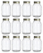 NMS 32 Ounce Glass Regular Mouth Mason Canning Jars - Case of 12 - With Gold Lids