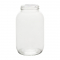 NMS 1/2 Gallon Glass Canning Jar With 83mm White Metal Lid - Set of 6