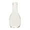 NMS 8 Ounce Glass Banjo Salad Dressing Bottle - With Lids - Case of 12 (White Flip Top Lids)