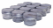 NMS 4 Ounce Glass Regular Mouth Mason Canning Jars - Case of 12 - With Silver Lids