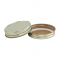 North Mountain Supply Regular Mouth Metal One Piece Mason Jar Lids - Flat Top - Pack of 12 - Gold