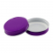 North Mountain Supply Regular Mouth Metal One Piece Mason Jar Lids - Flat Top - Pack of 12 - Purple