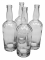 North Mountain Supply Jimmy Lee 750ml Clear Glass Wine/Spirits Bottle Bar Top Finish - Case of 4