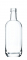 North Mountain Supply Moonea 750ml Clear Glass Wine/Spirits Bottle Bar Top Finish - With All Black Tasting Corks - Case of 4