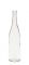 North Mountain Supply 750ml Glass California Hock Wine Bottle  with Black Twist-N-Seal Capsules - Case of 12 (Clear/Flint)