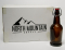 North Mountain Supply Amber 16 oz Glass Grolsch-Style Beer Bottles - With Ceramic Swing Top Caps - Case of 12