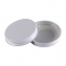 White Metal Screw Caps - 53mm - For 2 Ounce Straight Sided Jars
