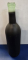 North Mountain Supply 750ml Glass Bordeaux Wine Bottle Flat-Bottomed Cork Finish Black Frosted