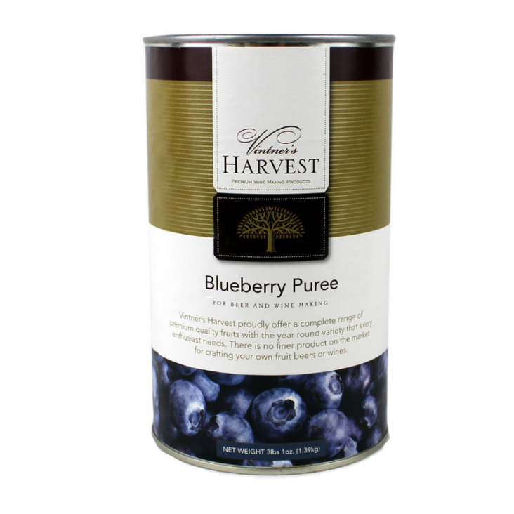 Vintner's Harvest Fruit Puree For Beer & Wine Making 49 oz Tin Blueberry > North Mountain Supply