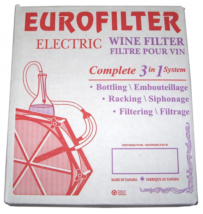 Eurofilter 3in1 Electric Eurofilter Wine Filtering System > North